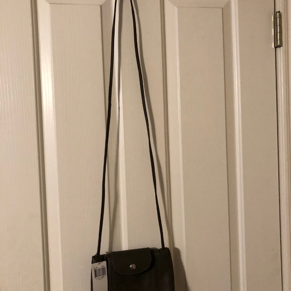 Longchamp LePliage Cuir small crossbody